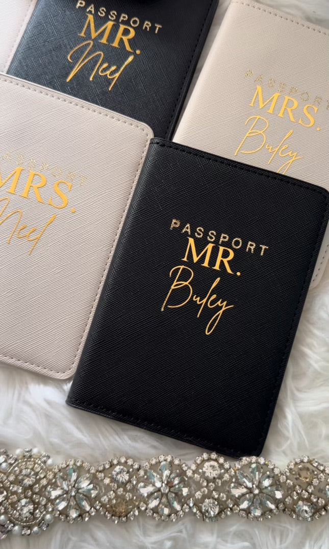 Black Passport Cover