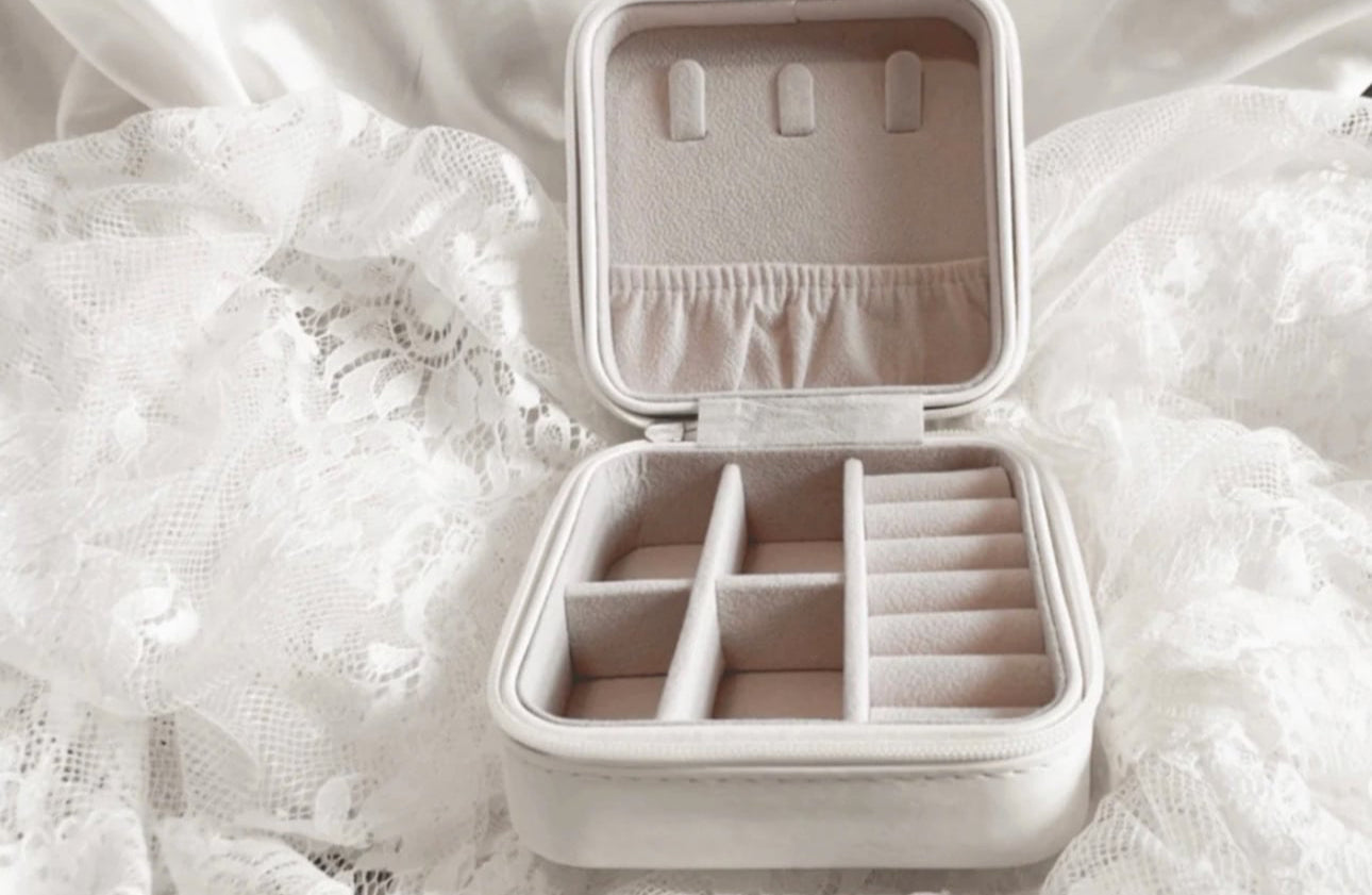 Jewelry Box w/ Pearl Letter