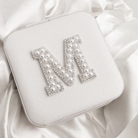 Jewelry Box w/ Pearl Letter
